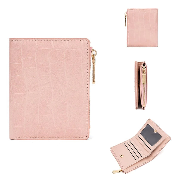 Rfid Blocking Zipper Pocket Bifold Wallet