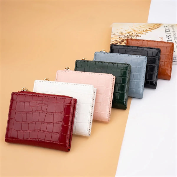 Rfid Blocking Zipper Pocket Bifold Wallet