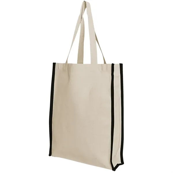 Accent Gusset 10oz Cotton Tote Bag