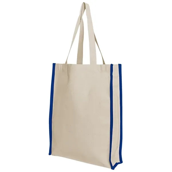 Accent Gusset 10oz Cotton Tote Bag