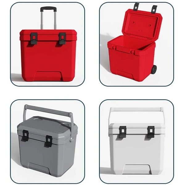 24L Portable Cooler with Wheels