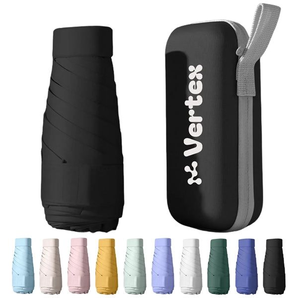 Mini Umbrella with Case for Travel