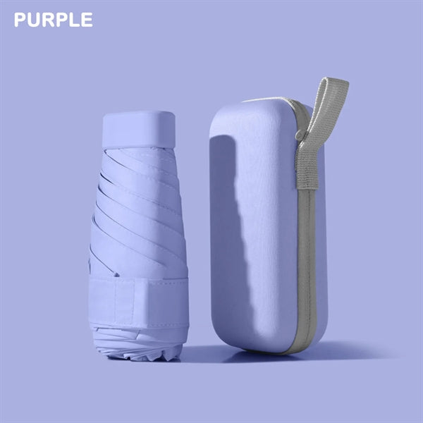Mini Umbrella with Case for Travel