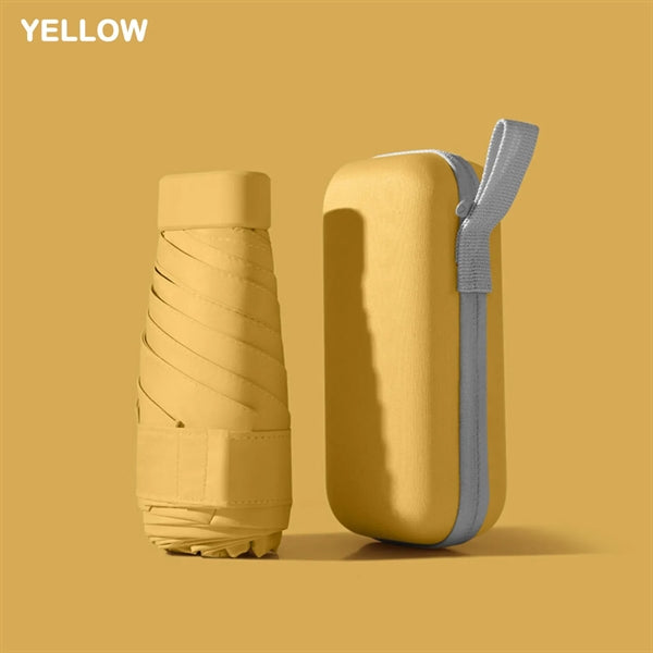 Mini Umbrella with Case for Travel