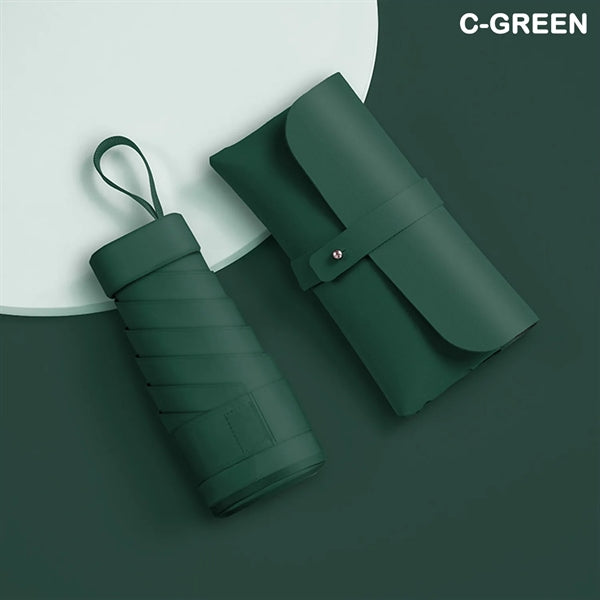 Mini Umbrella with Case for Travel