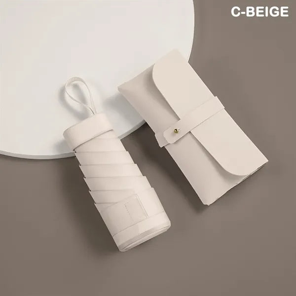 Mini Umbrella with Case for Travel