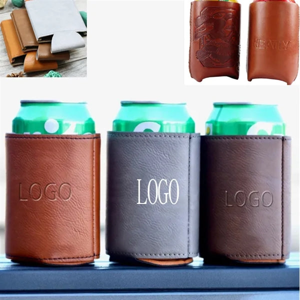 Leather-Wrapped Beverage Cooler