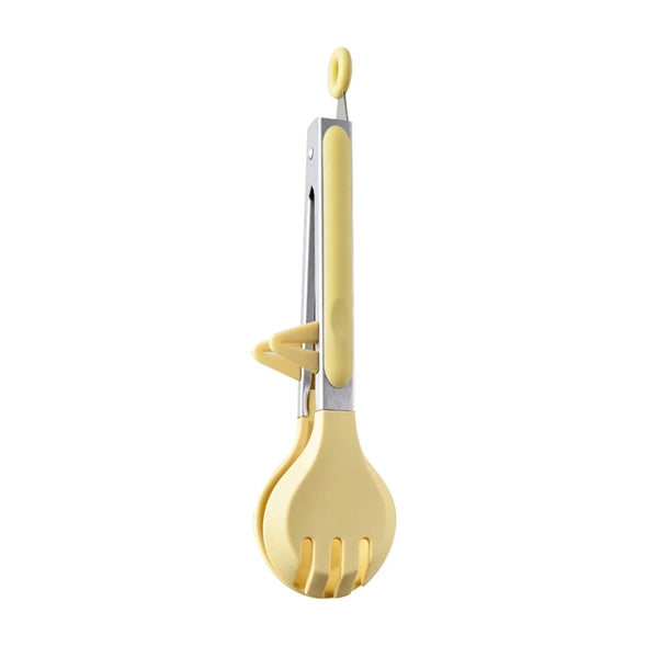 Kitchen Tongs with Silicone Tips and Stand