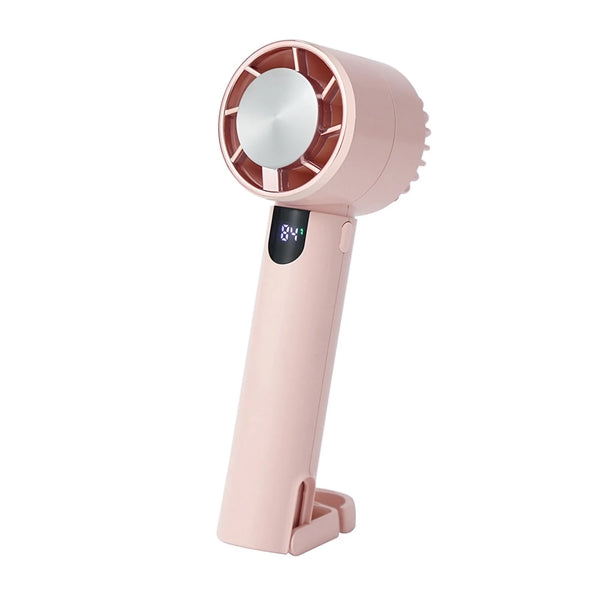 Rechargeable 2000 mAh Digital Display Handheld Fan