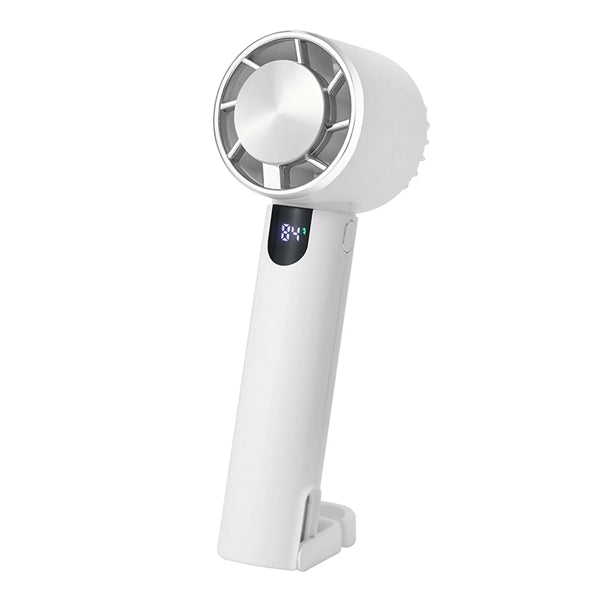 Rechargeable 2000 mAh Digital Display Handheld Fan
