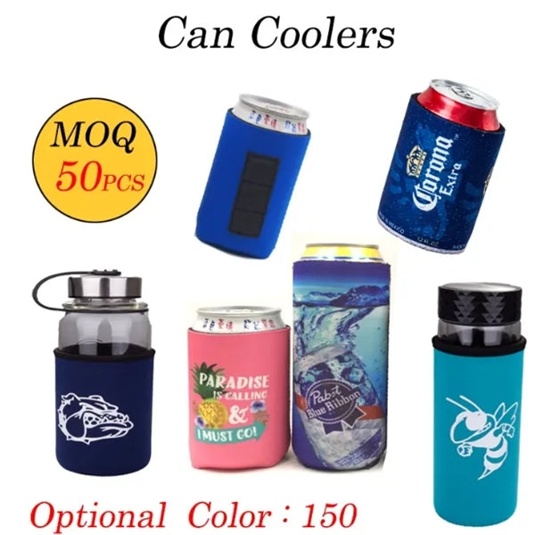 Magnetic Neoprene Beverage Cooler Cover