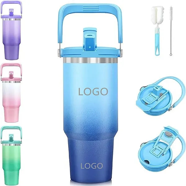 40 Oz Vacuum Insulated Water Bottle with Handle