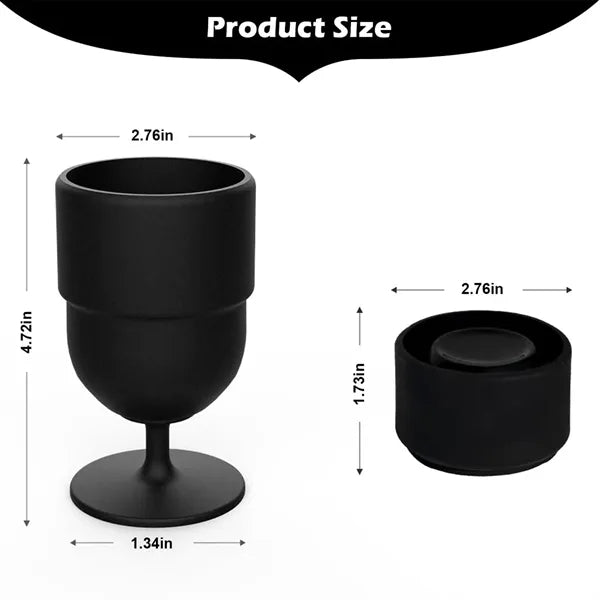 Portable Retractable Goblet For Outdoor