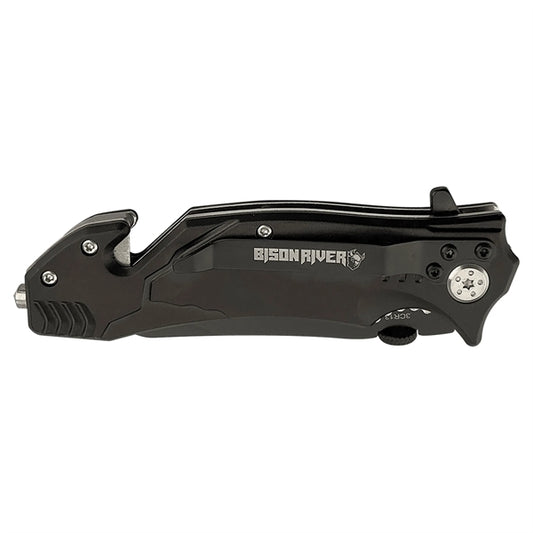 Bison River 4.5" Folding Knife with Anodized Aluminum Handle