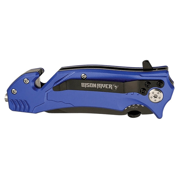 Bison River 4.5" Folding Knife with Anodized Aluminum Handle