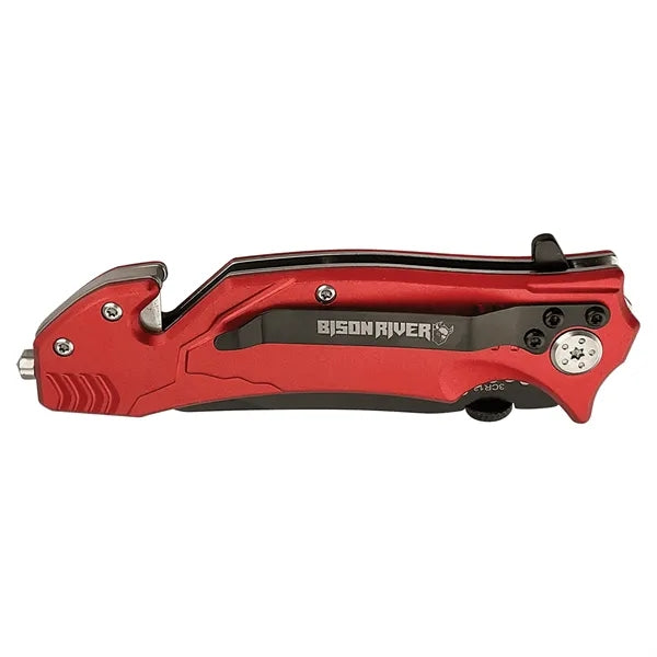 Bison River 4.5" Folding Knife with Anodized Aluminum Handle