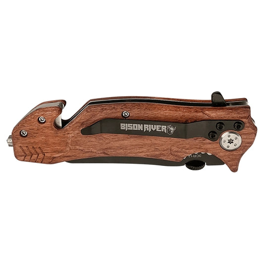 Bison River 4 1/2" Wood Rescue Knife
