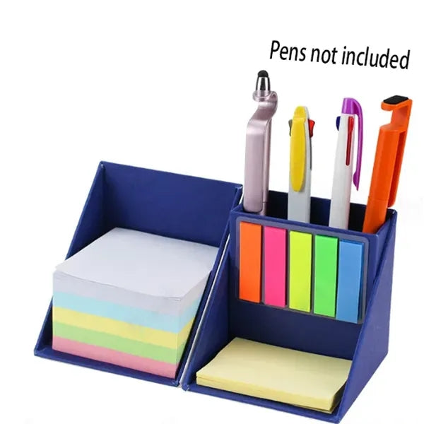 Cube Post Note Pen Holder Set