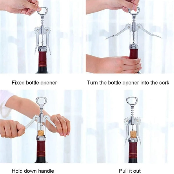 Zinc Alloy Wine Bottle Opener