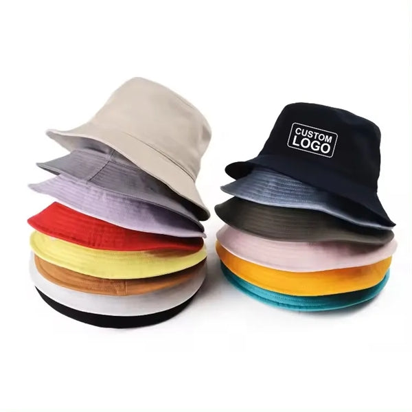 Cotton Bucket Hat Summer Sun Beach Fisherman Cap