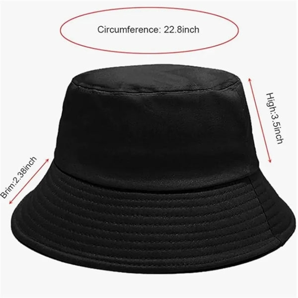 Cotton Bucket Hat Summer Sun Beach Fisherman Cap