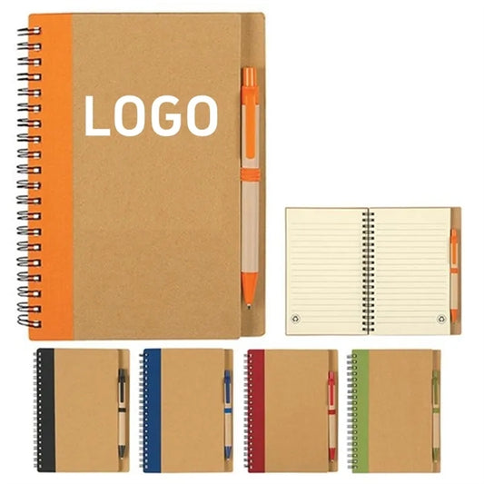 Spiral Journal Notebook With Pen