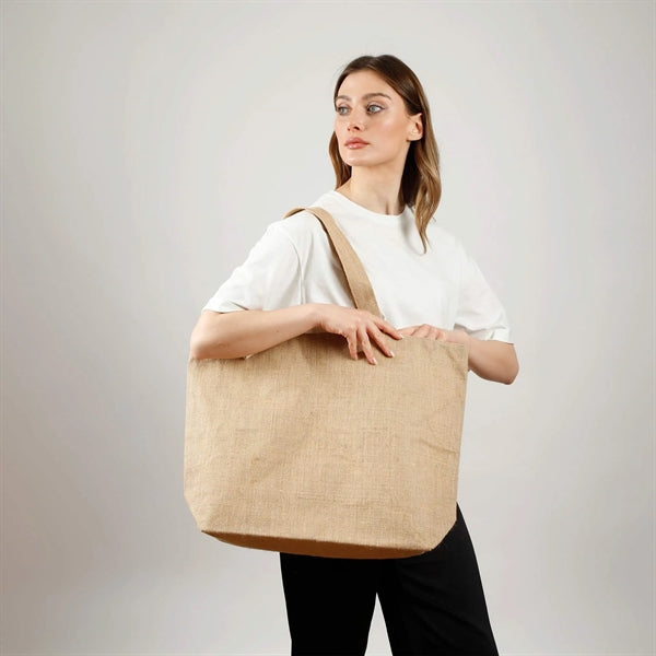 Jumbo Versatile Jute Tote Bag