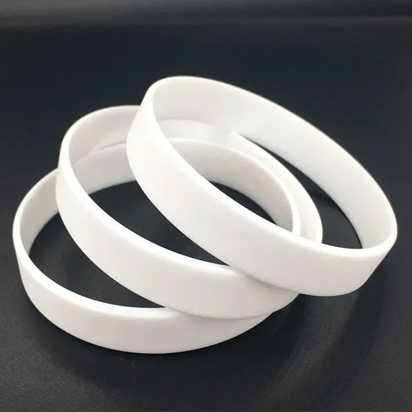 Glow in the dark bracelets silicone rubber wristbands