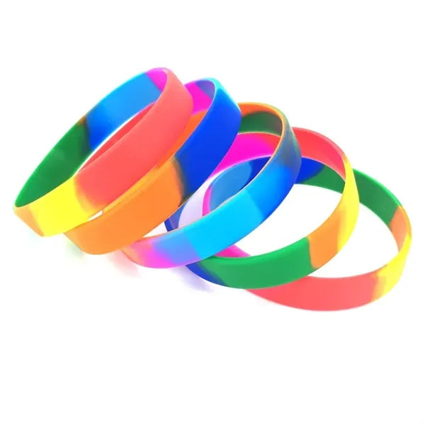 Glow in the dark bracelets silicone rubber wristbands