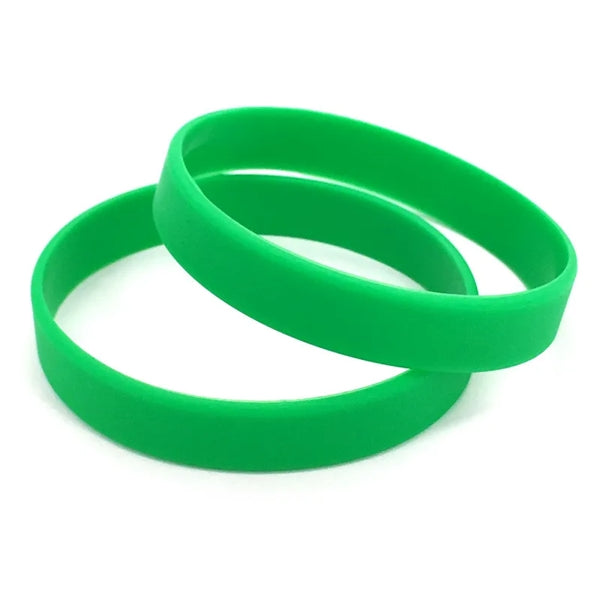 Glow in the dark bracelets silicone rubber wristbands