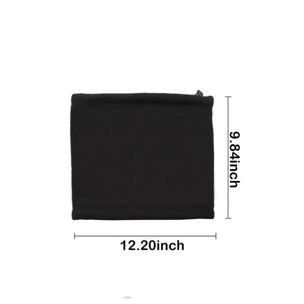 Winter Face Covering Neck Warmer with Draw String