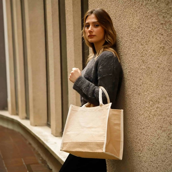 Juco Square Tote Bag