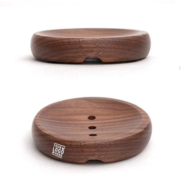 Eco Friendly Black walnut Soap Dish For kitchen