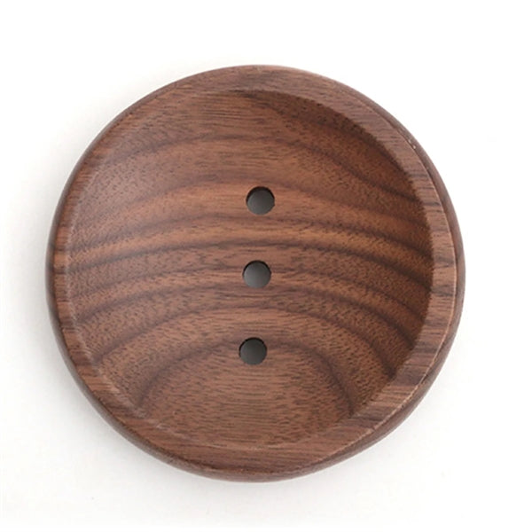 Eco Friendly Black walnut Soap Dish For kitchen
