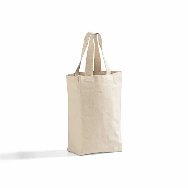Canvas Double Wine Tote Bag