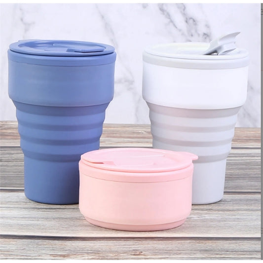 12 oz Collapsible Foldable Silicone Cup