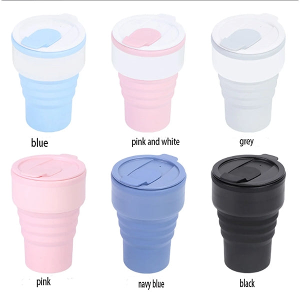 12 oz Collapsible Foldable Silicone Cup