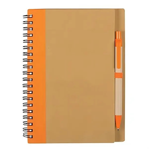 Eco Spiral Notebook w/Pen