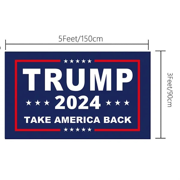 3' x 5' Trump Flag 2024 Take American Back