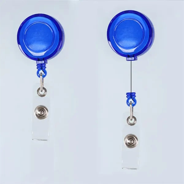 Retractable Badge Holder with Belt Clip Key Ring