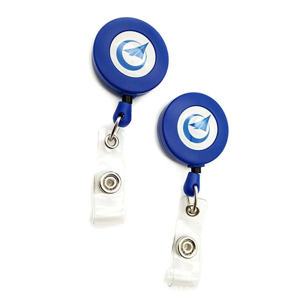 Retractable Badge Holder with Belt Clip Key Ring