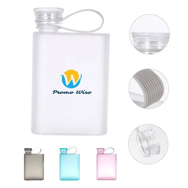 380ml/13 oz Flat Portable Water Bottle