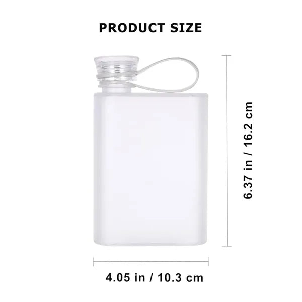 380ml/13 oz Flat Portable Water Bottle