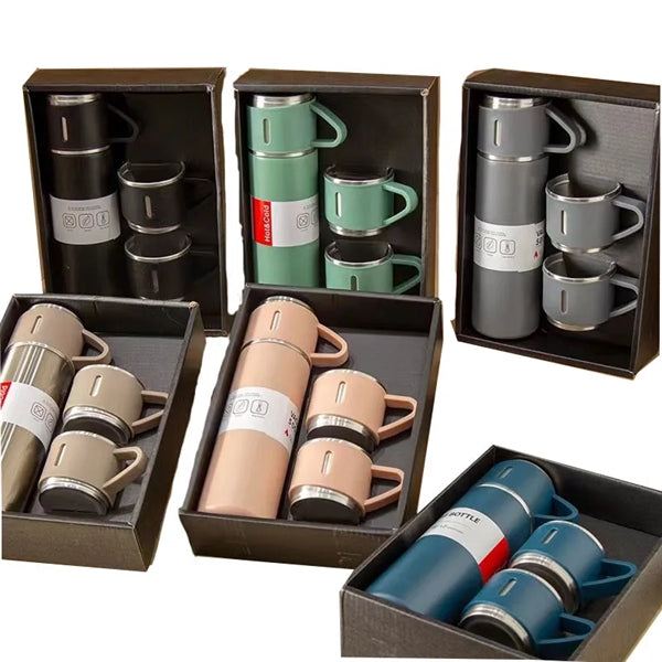 17oz Custom 304 Stainless Steel Coffee Thermos Flask Set