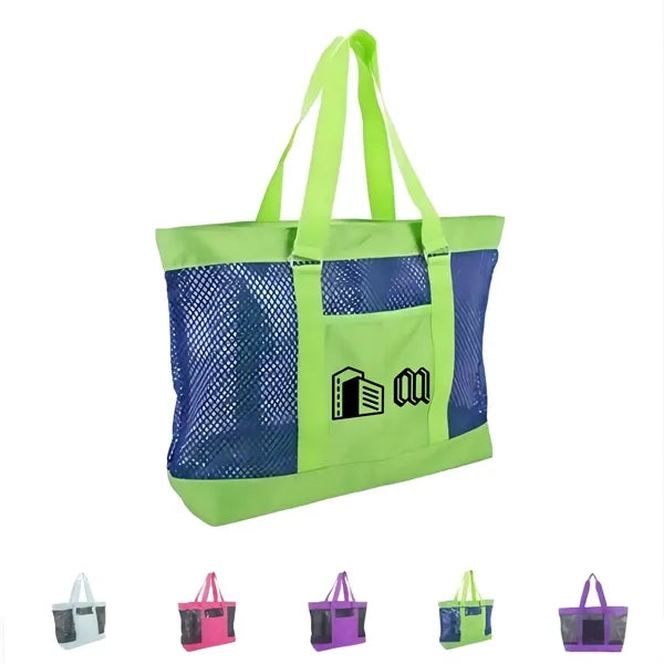 Mesh Zippered Tote