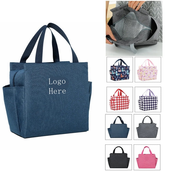 Zipper Thermal Insulated Handbags
