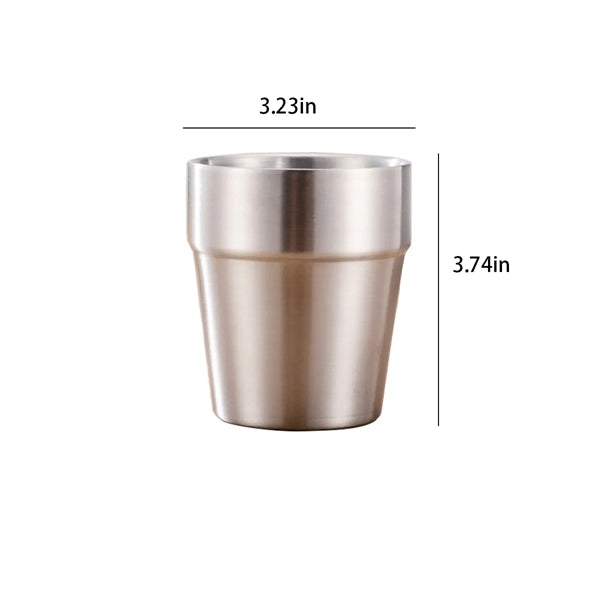 BBQ Home Office Party Driving Stainless Steel Metal Cup