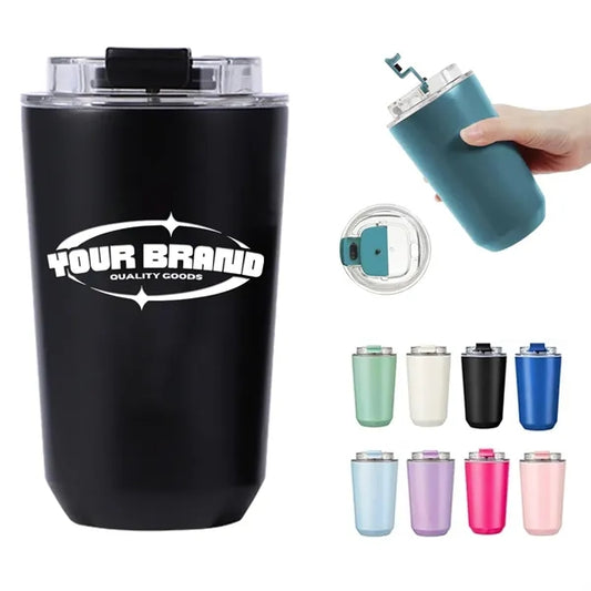 Vacuum Insulated Leakproof Travel Coffee Mug with Lid