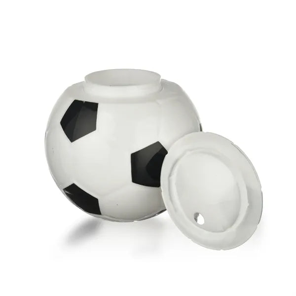 15oz Plastic Soccer Ball Shaped Cup with Straw