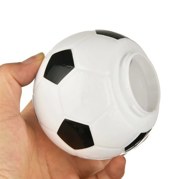 15oz Plastic Soccer Ball Shaped Cup with Straw